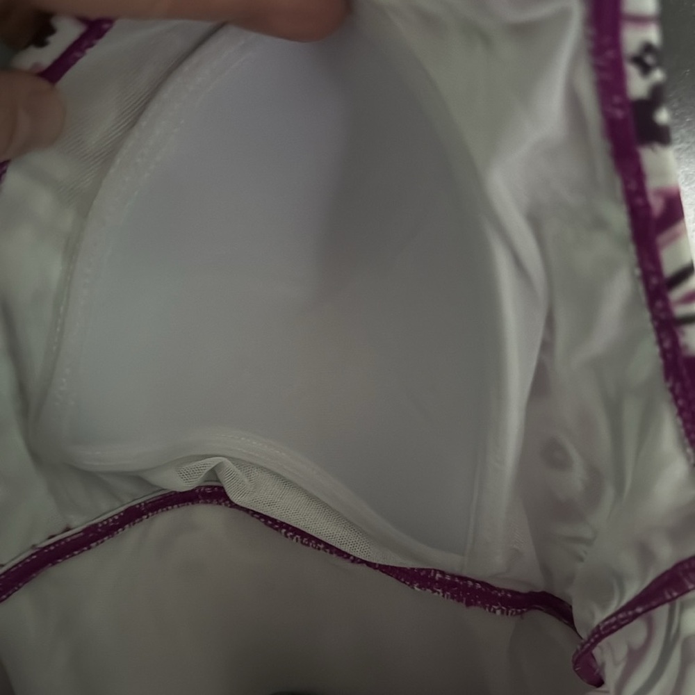 Swim Solutions NWT Magenta one piece Swim Suit Size 12 - Picture 6 of 8